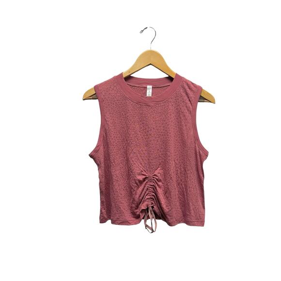 Lululemon Cinch Me Up Front Tank Veil Cherry Tint Size 8 - Picture 2 of 8